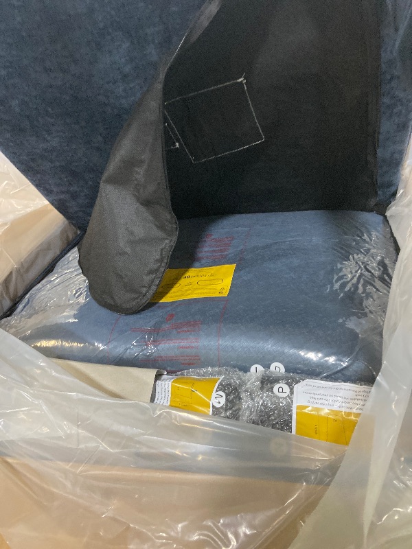 Photo 1 of Vesgantti 108" U Shaped Sectional Couch, Comfy Cloud Modular Sectional Sofa with 2 Ottoman Deep Seat Chenille Modern Cloud Sofa, Modular Sofas for Living Room, Bedroom and Apartment, Blue