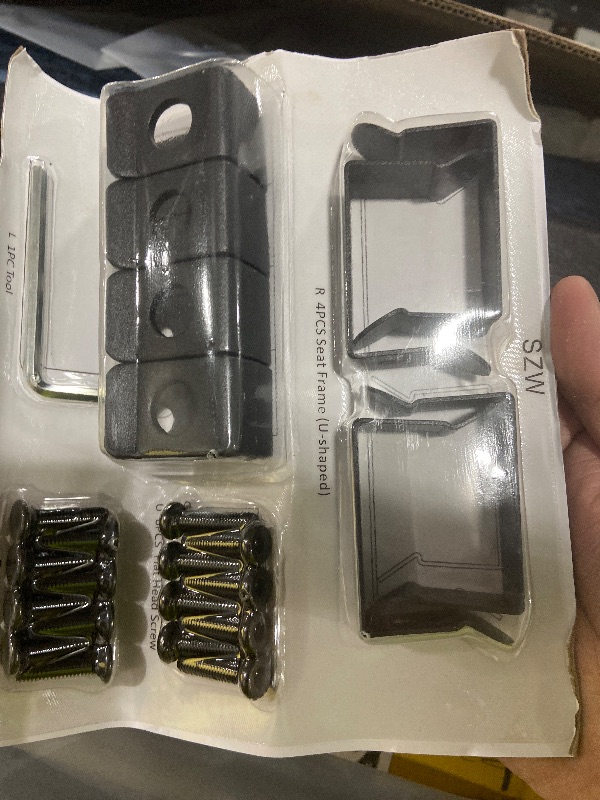 Photo 1 of Vesgantti 108" U Shaped Sectional Couch, Comfy Cloud Modular Sectional Sofa with 2 Ottoman Deep Seat Chenille Modern Cloud Sofa, Modular Sofas for Living Room, Bedroom and Apartment, Blue