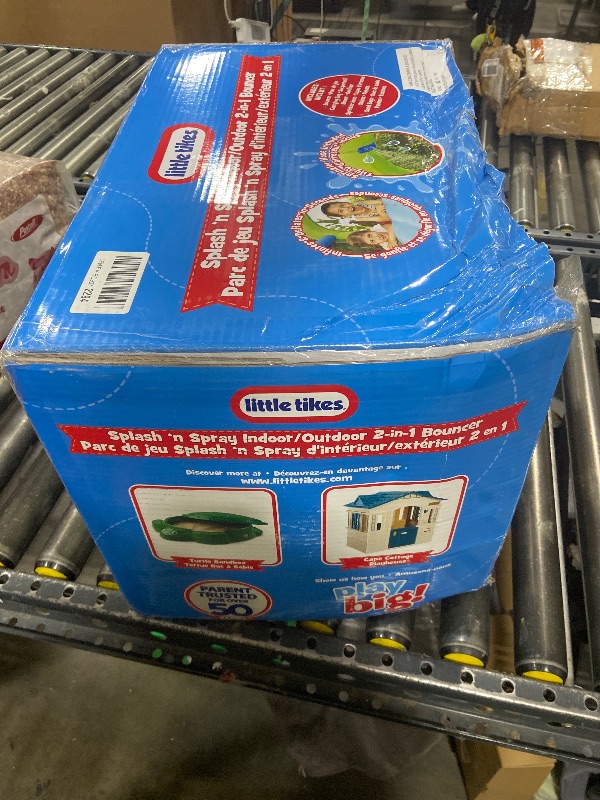 Photo 1 of Little Tikes Splash n' Spray Indoor/Outdoor 2-in-1 Inflatable Bouncer, 108.00”L x 84.00”W x 82.25”H