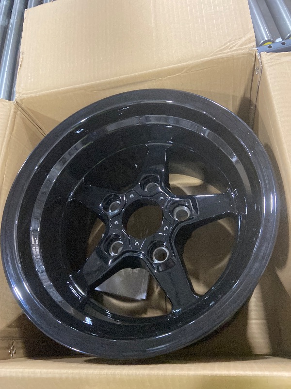 Photo 1 of Race Star - 92 Drag Star Bracket Racer 15x10 5x135BC 5.25BS Gloss Black Wheel (92-510540B)