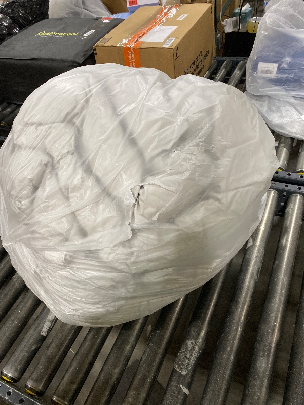 Photo 1 of L LOVSOUL Goose Feather Down Fiber Comforter King Size, 100% Organic Cotton Fabric Duvet Insert,1200TC,750+FP, Hotel Collection, All Season Light Grey Bedding Comforters with 8 Tabs