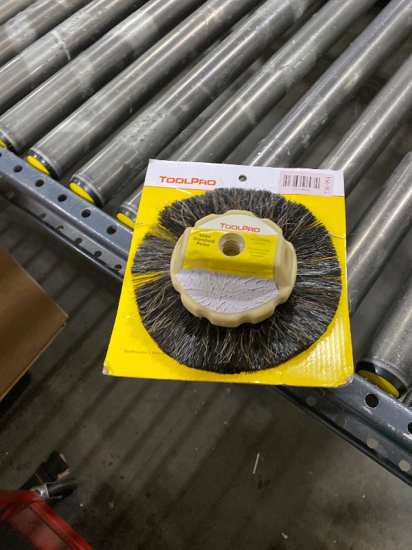 Photo 1 of ToolPro 8-Inch Horse Hair Stipple Brush – Professional Texture Brush for Drywall and Ceiling Finishing