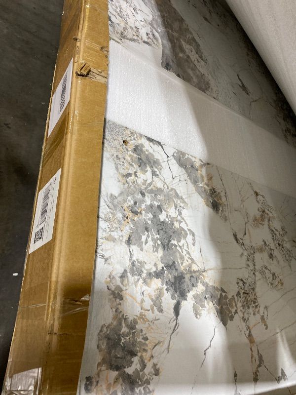 Photo 1 of YTElantivo Reception Desk with Counter, Modern Front Desk Reception Room Table with LED Light, 47 inch Retail Counter for Checkout, Lobby, Beauty Salon, Home Office Desk