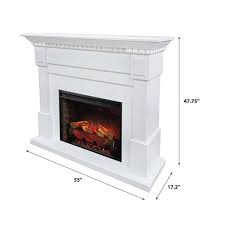 Photo 1 of electric fireplace white