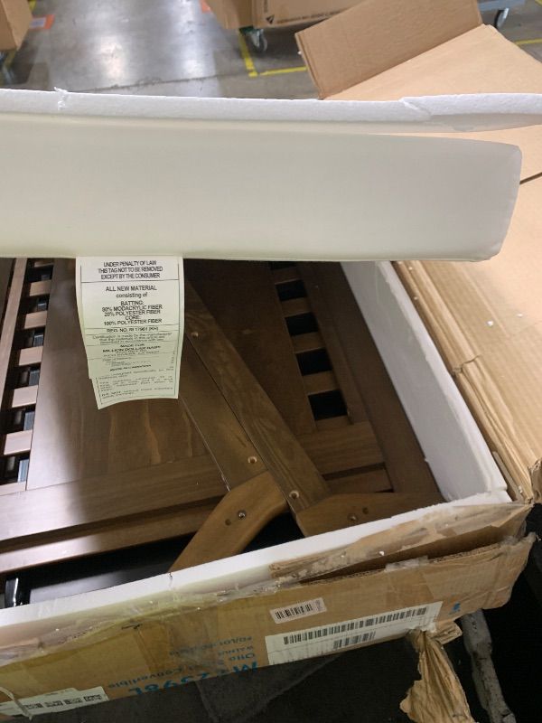 Photo 1 of baby crib --------unknown if missing pieces