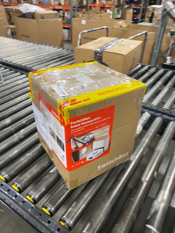 Photo 1 of SwitchBot K11+ Robot Vacuum & Mop with Matter, 6000Pa Suction, 90-Day Hands-Free Self-Emptying, LDS Navigation, 3.6? Ultra-Slim, Anti-Tangle for Pet Hair, Works with Alexa, Google Home, Apple Home