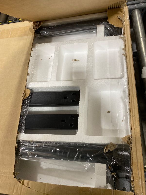 Photo 1 of 46" Sintered Stone Dining Table, Modern Horse Belly Type White Kitchen Table with Sturdy Metal Legs, Durable & Scratch-Resistant Surface for Dining Room/Kitchen/Office?Chairs not Included? (46 inch)X004I5UELT
