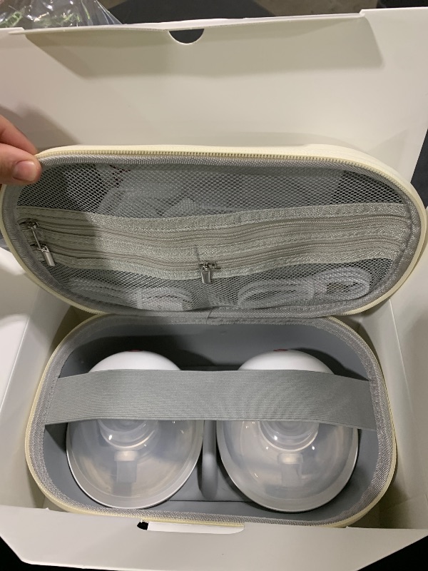 Photo 1 of Momcozy M5 Breast Pump & A1 Lactation Massager Combo -Wearable Breast Pump with Double-Sealed Flange (3 Modes/9 Levels) + 2-in-1 Lactation Massager (Heat & Vibration) for Clogged Ducts & Milk Flow