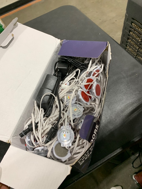 Photo 1 of RCUICA 500FT Permanent Outdoor Lights Waterproof with Smart App Control Remote,DIY Scene Modes,Music Sync hronization,Eaves Lights for Garden Decor,Deck,Christmas