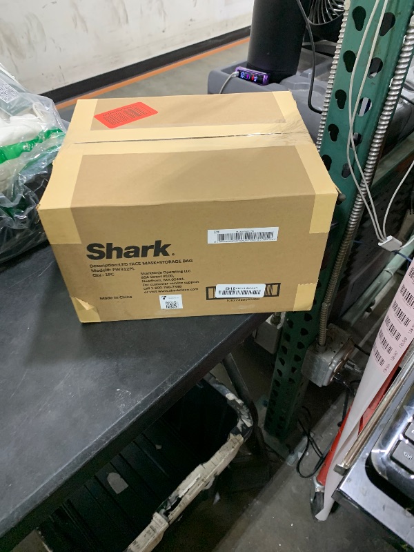 Photo 1 of Shark CryoGlow LED Face Mask with Under-Eye Cooling, Anti-Ageing & Blemish Repair, Red & Blue LED, Infrared Light Therapy, USB-C, Remote Control, Storage Bag, Lilac Chill, FW312PL