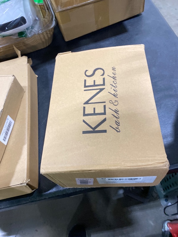 Photo 1 of KENES Polished Chrome Bathroom Faucets Single Handle Modern Prep Wet Bar Sink Faucets Bathroom Sink Faucet with Drain Assembly & Deck Plate, Farmhouse RV Camper Outdoor Utility Faucet, KE-9005B-5