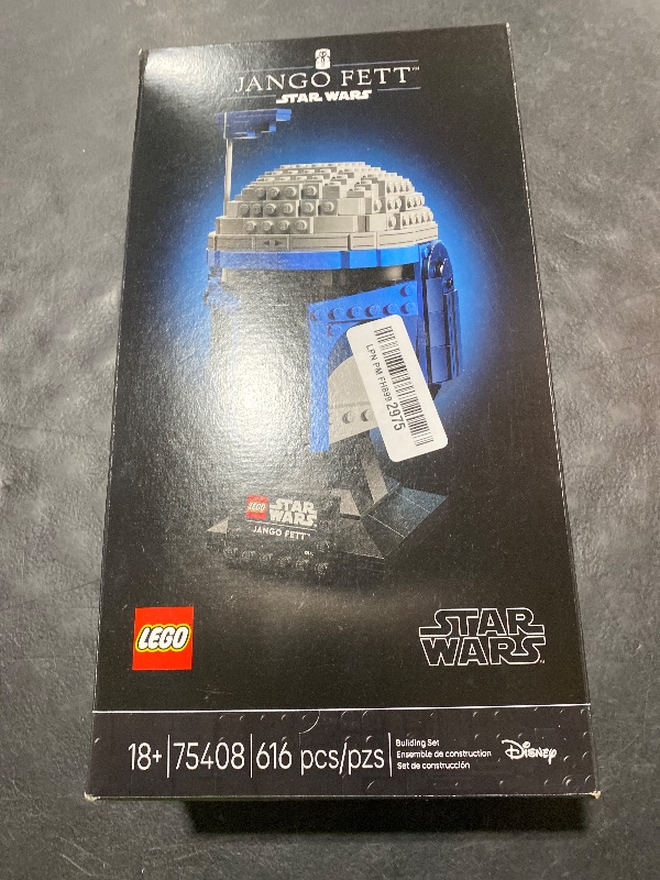 Photo 1 of LEGO Star Wars Jango Fett Helmet - DIY Model Kit for Adults 18+ - Collectible Building Set - Room Decor Idea for Attack of The Clones Fans - Star Wars Gift Idea for Birthdays - 75408