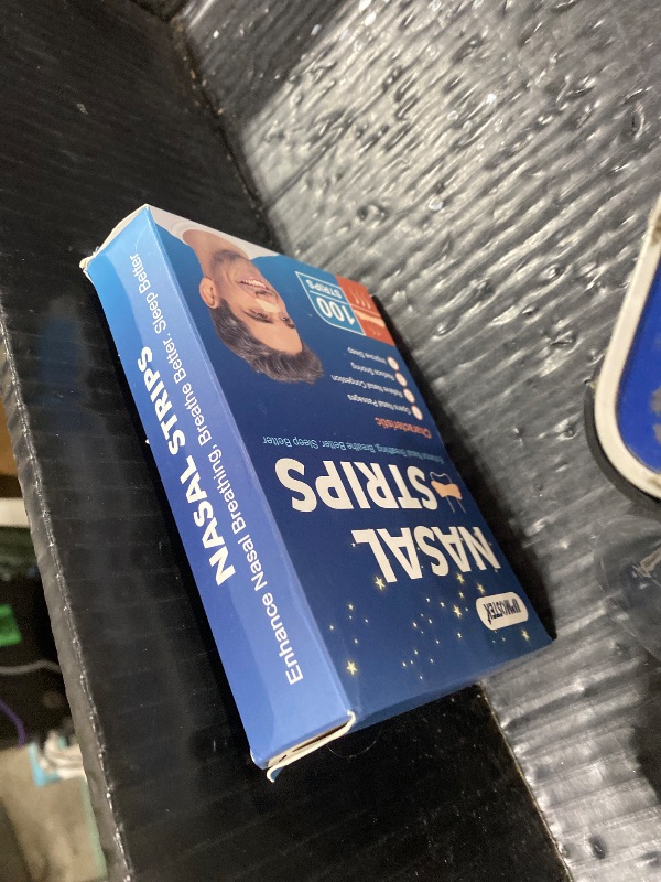 Photo 1 of 100Pcs Nasal Strips for Snoring, Extra Strength Nose Strips Breathing, Nose Tape for Sports and Sleep, Anti Snoring Strips Help Stop Snoring and Nasal Congestion Relief