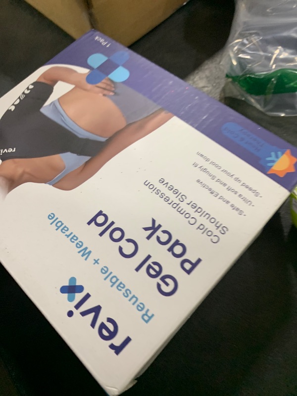 Photo 1 of REVIX Shoulder Ice Pack Wrap for Rotator Cuff and Arm, Reusable Gel Cold Wrap with Compression for Targeted Area, Soothing Discomfort & Fatigue, Easy to Put On & Take Off, Flexible Fit for Men & Women