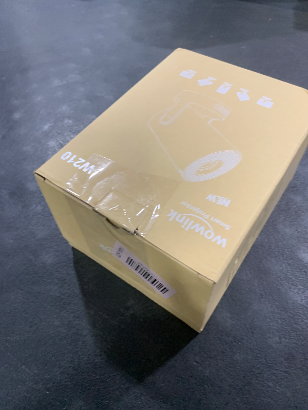 Photo 1 of [Built-in Apps & 2026 Upgraded] Mini Projector with WiFi 6 and Bluetooth 5.4 Support 4K 1080P Auto Keystone 180° Rotatable Projector Portable Compatibile with HDMI/TV Stick/Memory Stick/Laptop, White