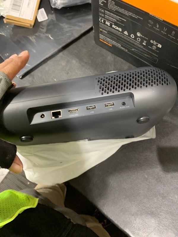 Photo 1 of Yaber K300s 1080p Ultra-Short-Throw Smart Home Theater Laser Projector, Black
