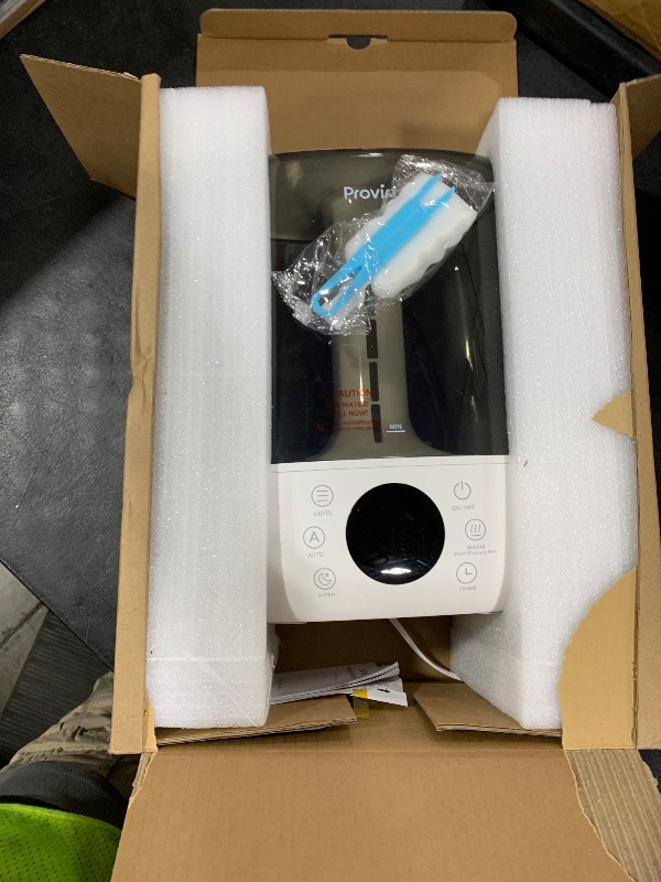 Photo 1 of Provirtec 6L Self-Cleaning Humidifier for Large Room, CleanCare Warm & Cool Mist, No-Leak Design & Top Fill, 60 Hour Runtime, Quiet Ultrasonic Auto Mode with Remote Control for Bedroom & Home