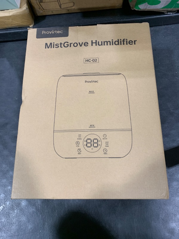 Photo 1 of Provirtec 6L Self-Cleaning Humidifier for Large Room, CleanCare Warm & Cool Mist, No-Leak Design & Top Fill, 60 Hour Runtime, Quiet Ultrasonic Auto Mode with Remote Control for Bedroom & Home