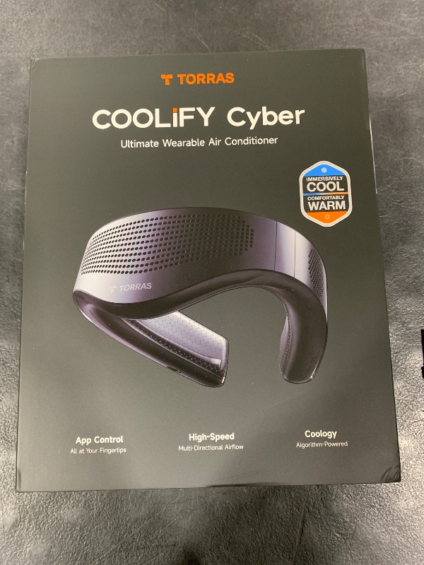 Photo 1 of TORRAS COOLiFY Cyber 2026 Flagship AI Neck Air Conditioner, Ultimate Immersive Cooling Portable Neck Fan?No.1 Coolest & Max Cooling Area? Neck Fans that Blow Cold Air 6000 mah Rechargeable for Gifts