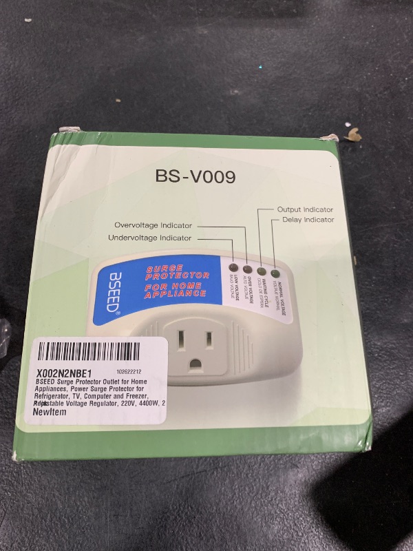 Photo 1 of [ETL Listed] BSEED Surge Protector, Surge Protector Outlet for Home Appliances, Voltage Protector Suit for Refrigerator, TV, Computer and Freezer, Adjustable Voltage Regulator, 220V, 4400W, 2 Pac