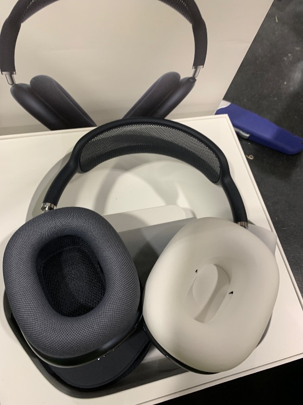 Photo 1 of Apple AirPods Max Wireless Over-Ear Headphones, Pro-Level Active Noise Cancellation, Transparency Mode, Personalized Spatial Audio, USB-C Charging, Bluetooth Headphones for iPhone - Midnight