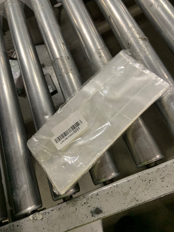 Photo 1 of 100 Bag Set - Gussett Style 4 Inch x 2 Inch x 9 Inch Cello Bags - Clear 1.5 MIL - No Content Included - Cello Bags only