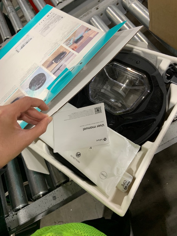 Photo 1 of Lefant M320 Robot Vacuum Cleaner Featuring Carpet Detection, 6000Pa Powerful Suction, 210 Minutes runtime, Making it Ideal for Hard Floors and pet Hair, Black.