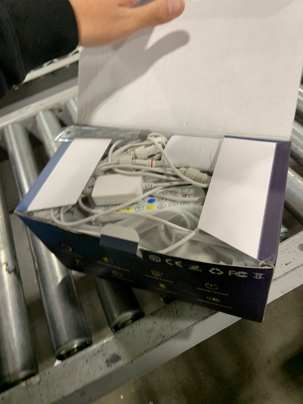 Photo 1 of Smart Permanent Outdoor Lights for House, 100ft with 60 RGB+IC Permanent Christmas Lights, P67 Waterproof with DIY Scene for Halloween Christmas Decor, Remote Control, Work with Alexa,Google Assistant