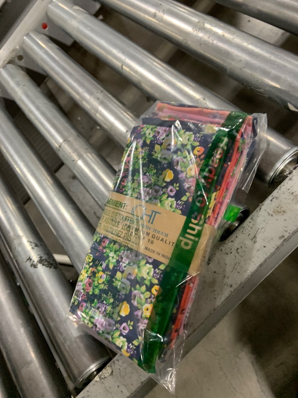 Photo 1 of 10 Pc Cotton Cloth Napkins Hand Block Print Hand Made Size 16x16 Inch Printed Home Decor Indian Eco Friendly Mix Lot Dinner Napkins (Multicoloured 17x17)