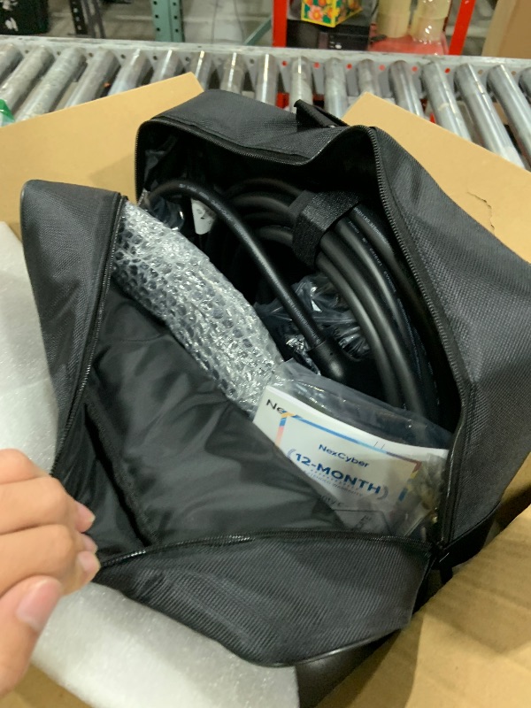 Photo 1 of **UNKNOWN BRAND** EV Charger 40Amp with WiFi APP/Plug-Play, 240V NEMA 14-50P Plug, 25FT Cable with ETL Certified, Portable Electric Vehicle Charging Stations EVSE J1772 Connector (40A j1772 Connector)