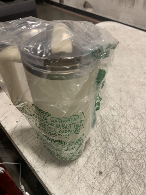 Photo 1 of *IMPERFECT** STANLEY Quencher ProTour Flip Straw Tumbler with Leakproof Lid 30 oz | Built-In Straw and Handle | Cup Holder Compatible for Travel | Insulated Stainless Steel Cup | BPA-Free | Cream