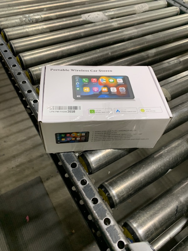 Photo 1 of ?Hieha? 2025 Wireless Portable Carplay and Android Auto, 7" Touchscreen Carplay Screen for Car with Apple Carplay,Mirror Link,Backup Camera,Bluetooth 5.0, GPS Navigation,AUX,FM for All Vehicles