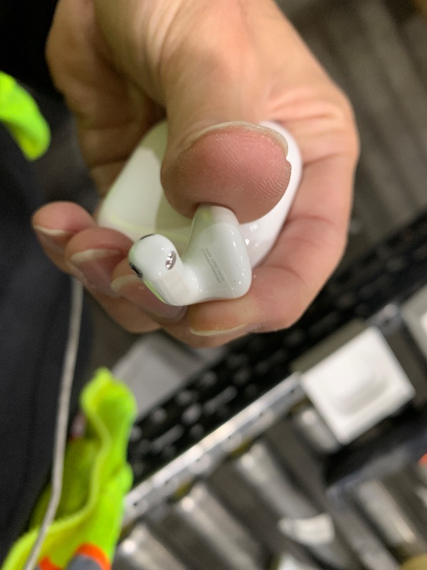 Photo 1 of Apple AirPods 4 Wireless Earbuds, Bluetooth Headphones, with Active Noise Cancellation, Adaptive Audio, Transparency Mode, Personalized Spatial Audio, USB-C Charging Case, Wireless Charging, H2 Chip