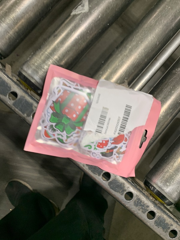 Photo 1 of 100PCS Christmas Stickers | Xmas Stickers Christmas Decorations Party Favors Gift Idea for Kids Teen Adult Accessories Party Favors Goodie Bags Stocking Stuffers Reindeer Snowman Winter Santa Claus