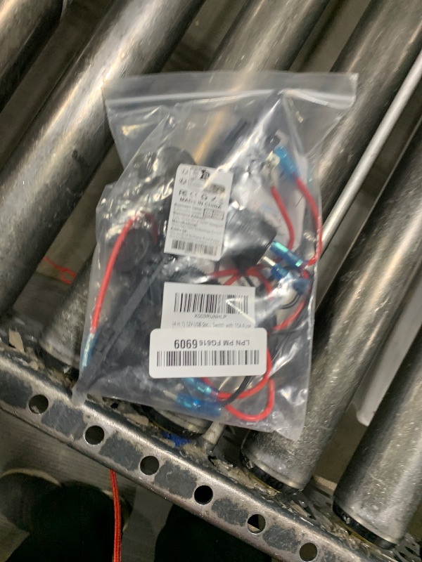 Photo 1 of (4 in 1) 12V USB Cigarette Lighter Socket Panel: 78W 3 Ports USB C 12V Outlet Dual PD 30W & QC 18W Port with Voltmeter, Dual 150W Cigarette Lighter Socket with Waterproof Rocker Toggle Switch DC 12V