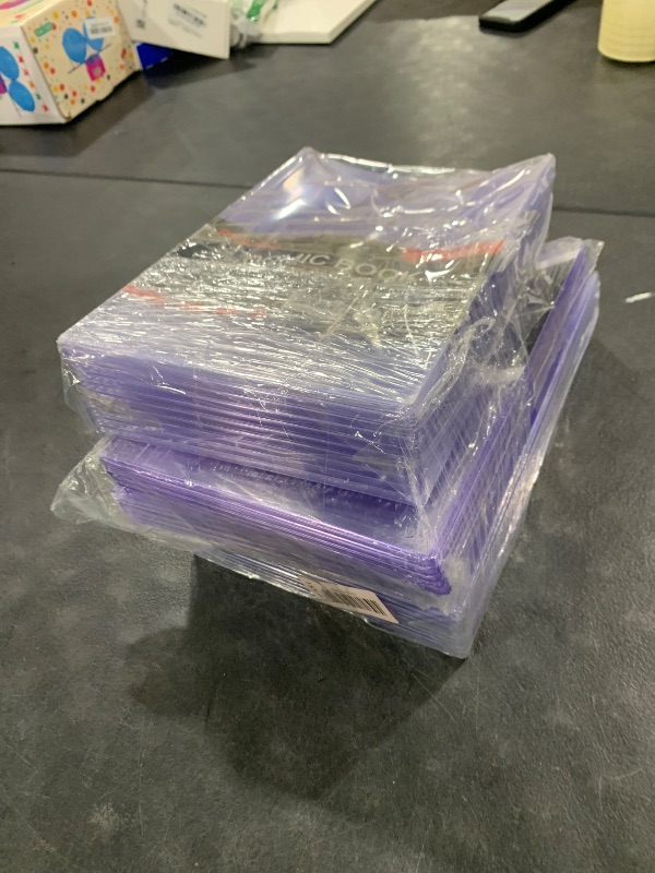 Photo 1 of 10ct Silver-Age Comic Book Toploaders - Crystal Clear Comic Book Top loaders, Premium PVC Comic Book Topload, Hard Plastic Comic Book Holders, Protection for Display, Storage, Collection