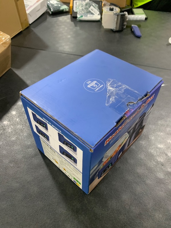 Photo 1 of Docusvect Rechargeable Heated Lunch Box for Men, 1.3L Cordless Electric Lunch Box for Adults with Smart Scheduled Heating, Portable Food Warmer with Complete Accessories