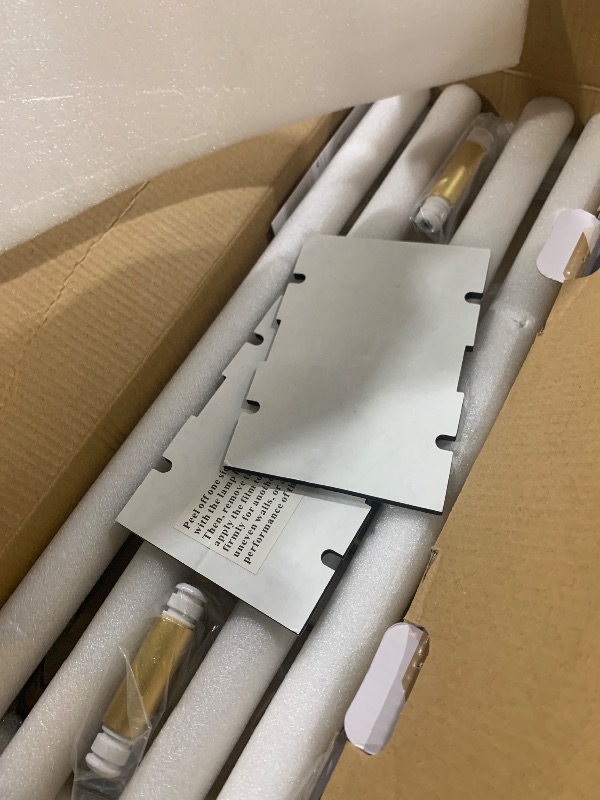 Photo 1 of Battery Operated Wall Sconces Set of Two: Dimmable Wireless Wall Lights with Remote, 31.5inch LED Rechargeable Sconces, 360° Lighting Wall Scone Decor for TV, Mirror, Bedroom, Living Room(Gold)