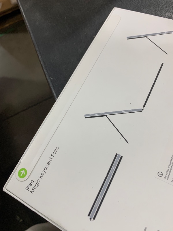 Photo 1 of Apple Magic Keyboard Folio: iPad Keyboard and case for iPad (A16 and 10th Generation), Detachable Two-Piece Design That attaches magnetically, Built-in trackpad, US English – White