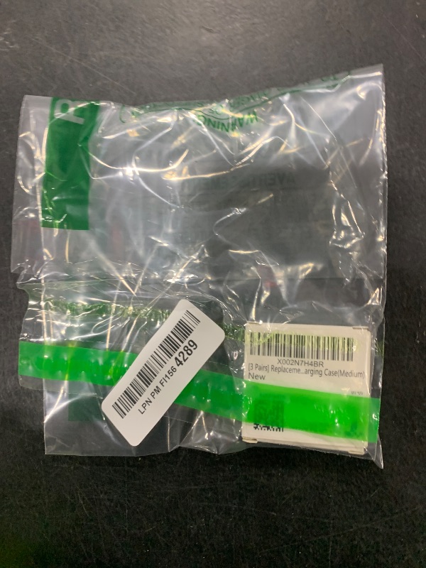 Photo 1 of [3 Pairs] Replacement Ear Tips for Airpods Pro and Airpods Pro 2nd Generation with Noise Reduction Hole,Silicone Ear Tips for Airpods Pro with Portable Storage Box and Fit in The Charging Case(Medium)