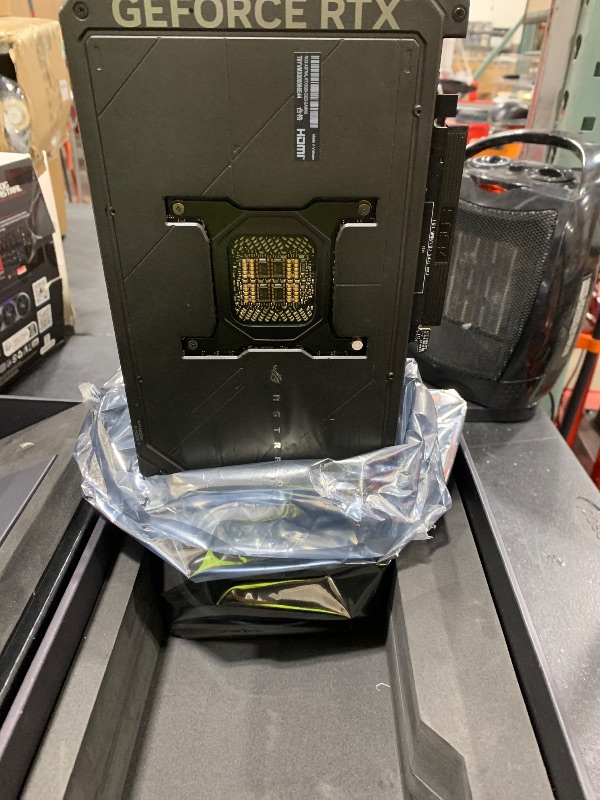 Photo 1 of ASUS ROG Astral GeForce RTX™ 5090 OC Edition Gaming Graphics Card (PCIe® 5.0, 32GB GDDR7, HDMI®/DP 2.1, 3.8-Slot, 4-Fan Design, Axial-tech Fans, Patented Vapor Chamber, Phase-Change GPU Thermal pad)