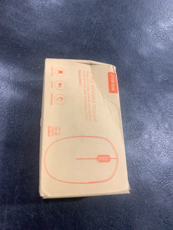 Photo 1 of seenda Wireless Mouse, 2.4G Noiseless Mouse with USB Receiver Portable Computer Mice for PC, Tablet, Laptop, Notebook with Windows System - Pink