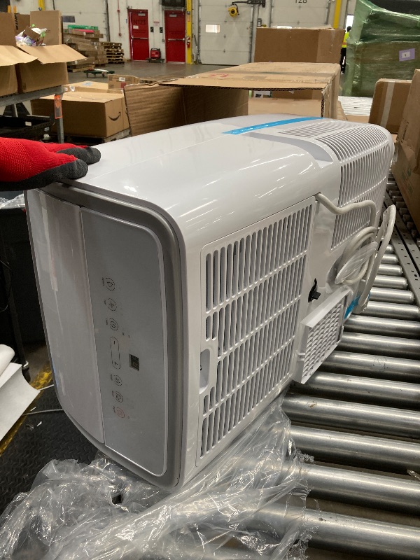 Photo 1 of 14,000 BTU Portable Air Conditioner Cools 750 Sq.Ft, 3-In-1 AC/Dehumidifier/Fan with Remote, LED Display, Window Kit, 24H Timer - Ideal for Large Rooms, Home & Office, White