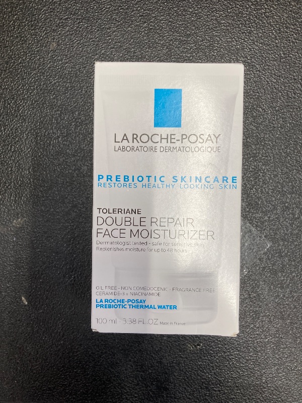 Photo 1 of La Roche-Posay Toleriane Double Repair Face Moisturizer, Daily Moisturizer Face Cream with Ceramide and Niacinamide for All Skin Types, Oil Free, Fragrance Free