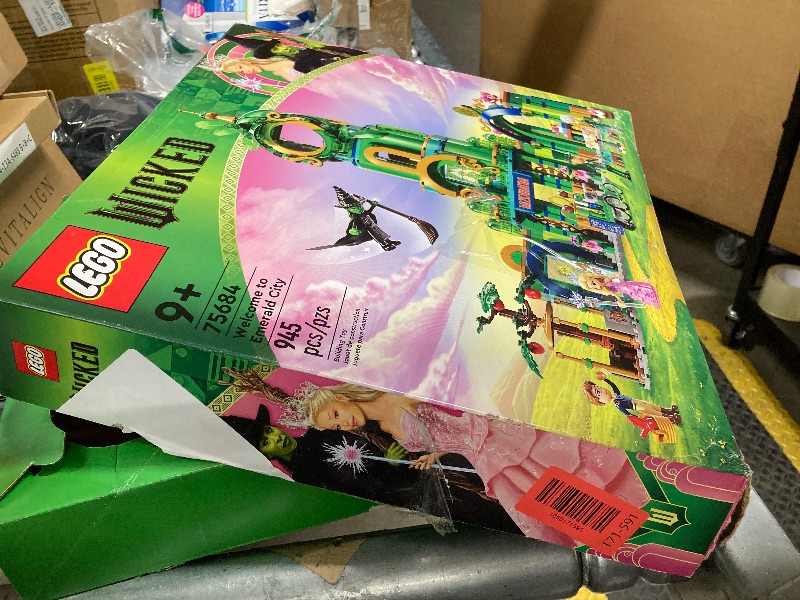 Photo 1 of ***DAMAGED PACKAGE/ALL PACKS ARE SEALED**LEGO Wicked Welcome to Emerald City Building Toy - Wicked Toy for Kids, Ages 9+ - Gift for Girls and Boys with Tower Model, Glinda, & Elphaba Minidolls - 75684