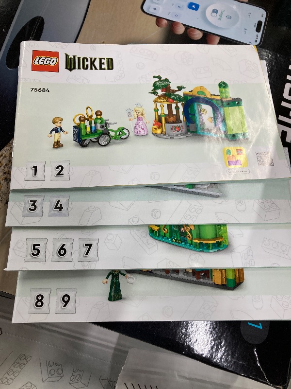 Photo 1 of ***DAMAGED PACKAGE/ALL PACKS ARE SEALED**LEGO Wicked Welcome to Emerald City Building Toy - Wicked Toy for Kids, Ages 9+ - Gift for Girls and Boys with Tower Model, Glinda, & Elphaba Minidolls - 75684