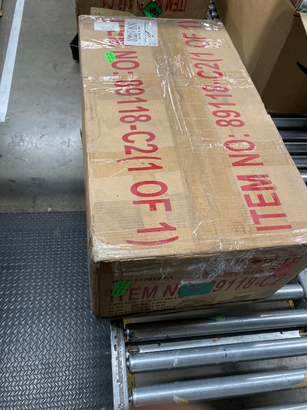 Photo 1 of ***PLEASE READ***VERY IMPORTANT***THIS IS ONE OF 2 CHAIRS. ITS EITHER THE CHAIR WITH THE ARMS AND IS MISSING A BOX OR IT IS THE ARMLESS CHAIR AND ALL PIECES ARE THERE. BETWEEN THE BOX, INSTRUCTION MANUAL AND BARCODE PICTURE, THERE ARE INCONSISTENCIES. BEC