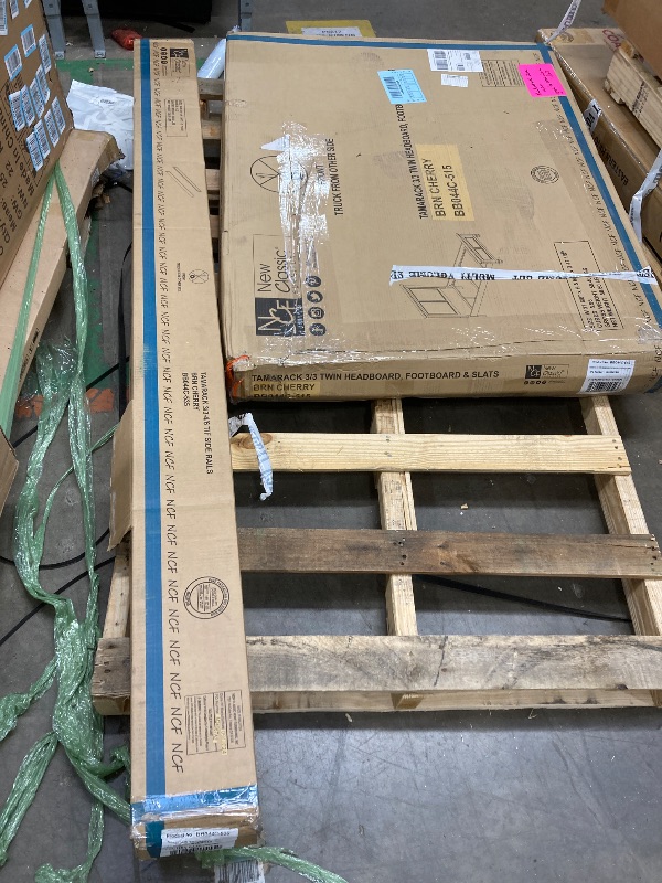 View 4 of ***BOX 3 OF 3 ONLY/INCOMPLETE SET****Tamarack Cherry Finish Headboard/Foot Board with Slats-Full/Twin