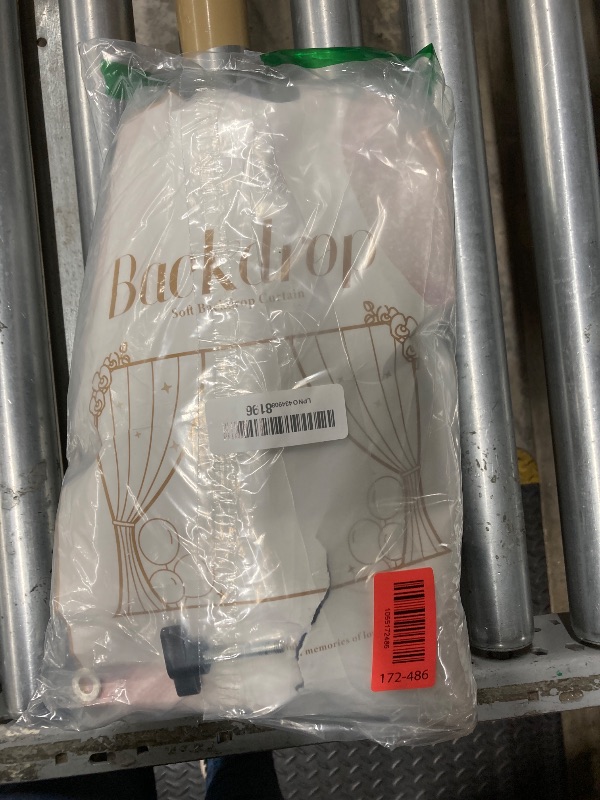 Photo 1 of 10x10ft Navy Blue Backdrop Curtains with Lights Wrinkle Free Fabric Backdrop Curtain for Wedding Birthday Party Baby Shower Photo Shoot Bridal Shower Home Party Background Decorations