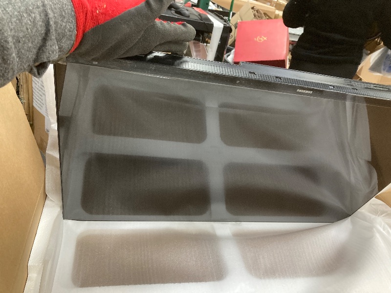 Photo 1 of ***REMOTE MISSING***Samsung 32-Inch Flat Computer Monitor, 75Hz, Borderless Display, AMD FreeSync, Game Mode, Advanced Eye Care, HDMI and DisplayPort, LS32B304NWNXGO, 2024***REMOTE MISSING**